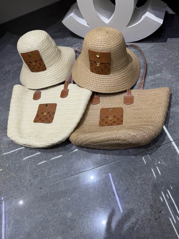 LV beach bag hat dx05
